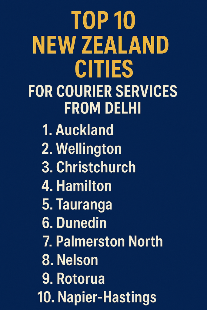 Delhi To New Zealand Courier