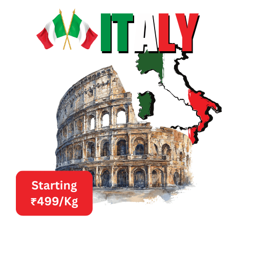 Courier Charges From Delhi To Rome